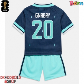 Tyskland Serge Gnabry #20 Udebanesæt Børn VM 2026 Kort ærmer (+ korte bukser)